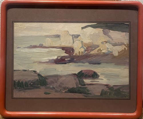 Tableau peinture cadre 20è - peinture,