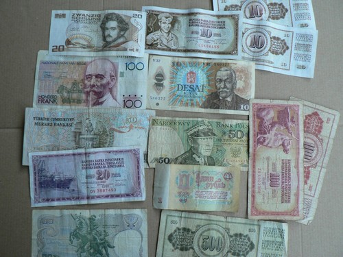 Lot billets étranger - de, 14