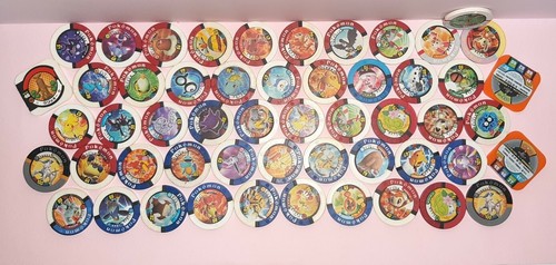 Pokemon 53x pogs pocket - pokemon,
