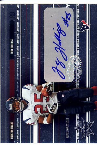 Tony hollings rookie draft - hollings,