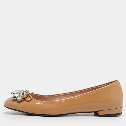 Ballerines miu beige - miu,