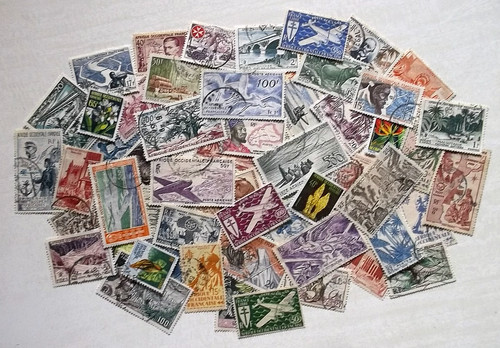 Lot timbres colonies afrique - lot,