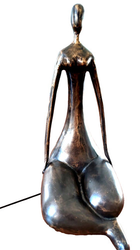 Bronze femme nue - femme,
