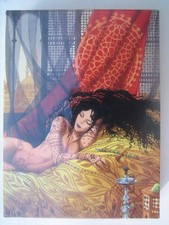 Coffret Djinn Miralles / T1 à T4 & T*/ 5 ex-libris/ Dessin N&B / Double feuillet