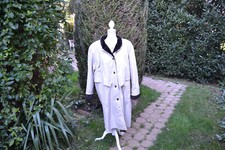 Manteau imperméable decade trench beige fourrure Taille 46 48 vintage 1990