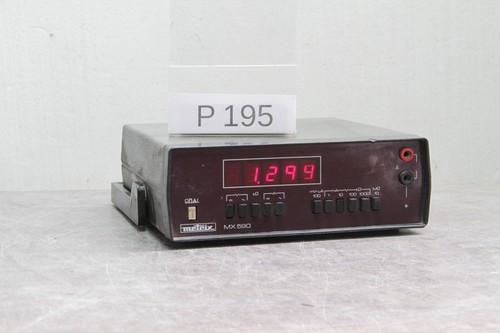 Metrix mx590 multimeter 2d - multimeter, 3.1/2d