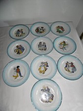 10 ANCIENNES ASSIETTES A