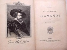 PEINTURE FLAMANDE HIST GOTHIQUE BEAUX ARTS RUBENS BELGIQUE CARTONNAGE BOOK LIVRE