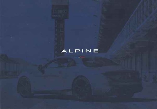 Catalogue brochure alpine - brochure, a110