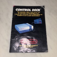 Notice Nintendo NES Control Deck Console Bon État - Version FRA