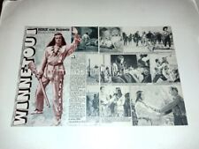 Winnetou Pierre Brice Lex Barker Marie Versini Adorf clippings Germany 1970s