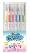 Ensemble Stylos Gel Colorino Pastel - 6 Couleurs Créatives