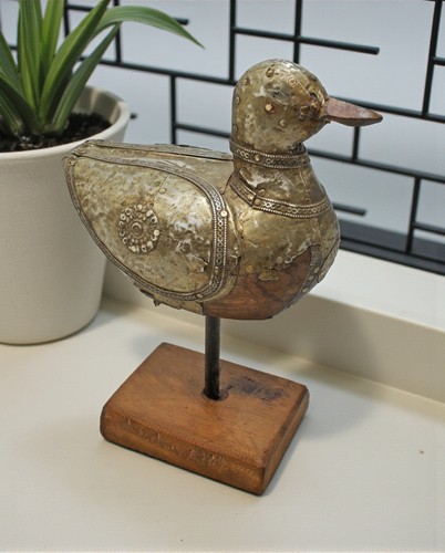 Bois vintage canard oiseau - en,