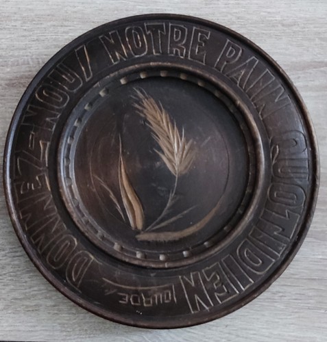 Assiette ancienne bois - ancienne,