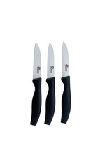 - Essentiels - Set de 3 Couteaux d'Office - Lames en Céramique - Présentés su...