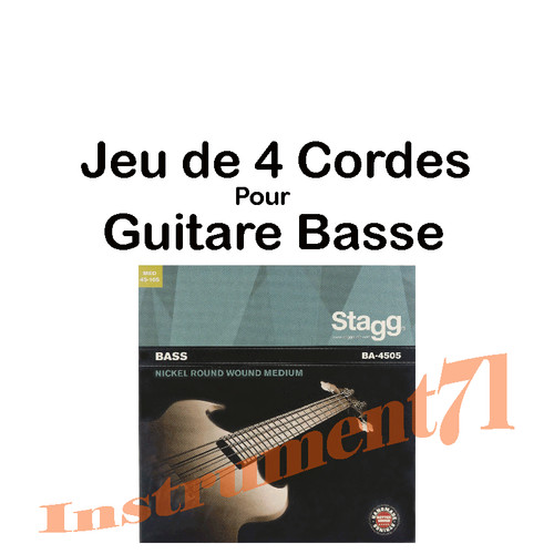 Jeux cordes acier nikele - 4,