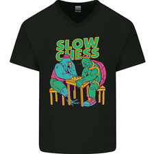 T-Shirt En Coton V-Cou Pour