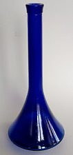 **KEFLA BOUTEILLE EN VERRE BLEU COBALT VINTAGE