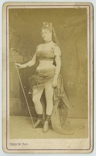 CDV 1872 Franck. Mariani Masi dans le Roi Carotte d' Offenbach et Sardou. Opéra.