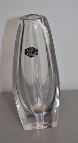 Vase cristal estampillé - vase,