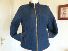 ACTUELLE VESTE MATELASSEE MARINE ET CAMEL TAILLE 44 / 46 TRES PROPRE