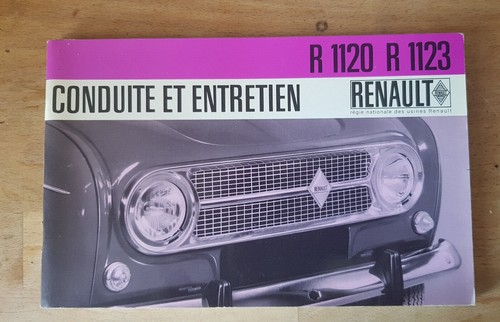 Notice entretien renault - renault, 4