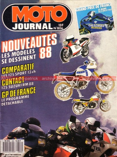 Moto journal 806 essai - essai, road