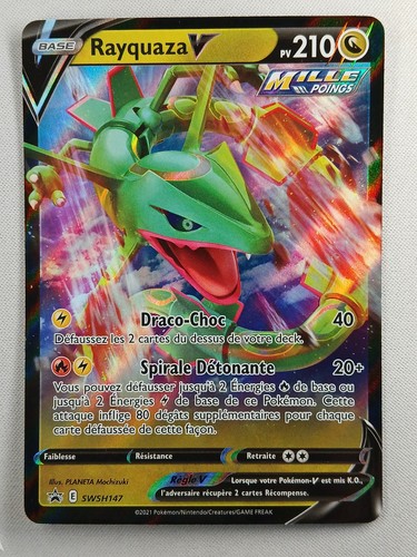 Carte pokémon rayquaza v - carte, fr