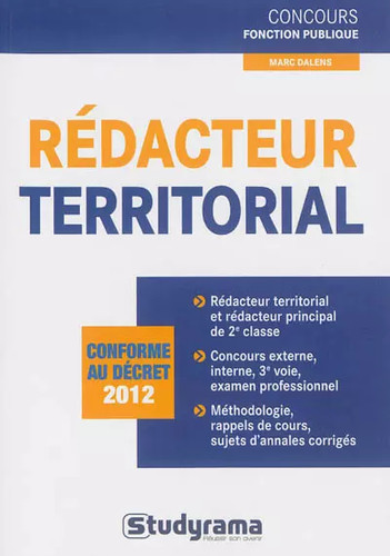 Rédacteur territorial marc - territorial,,