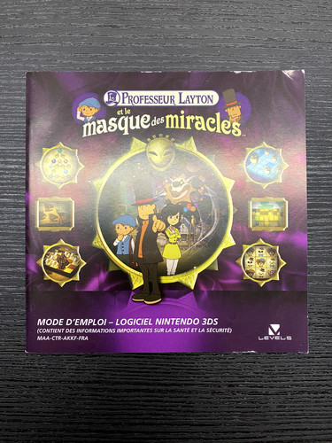 Notice seule professeur layton - notice,