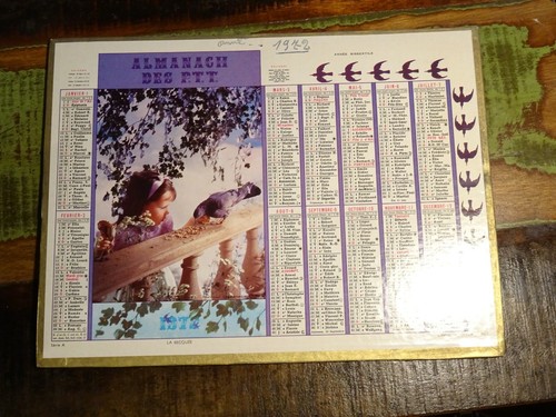 Calendrier almanach - almanach, /
