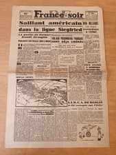 WW2 GUERRE 39/45 JOURNAL