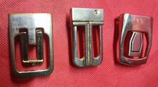 Lot de 3 Boucles de Ceintures Diverses