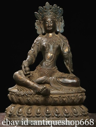 Vieux tibet bronze doré - tibet,
