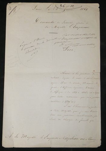 Major bourdet supplique - major,