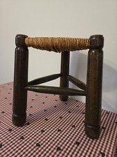 Ancien Tabouret Style Charlotte Perriand/ Charles Dudouyt