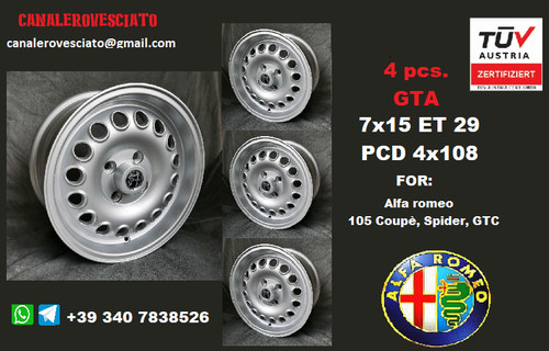 Jantes alfa romeo 105 giulia - jantes,