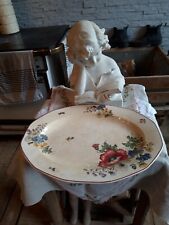 grand plat fleurs des champs V & B.M. Saar Basin Villeroy