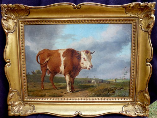 Tableau scène rurale - scène, animée