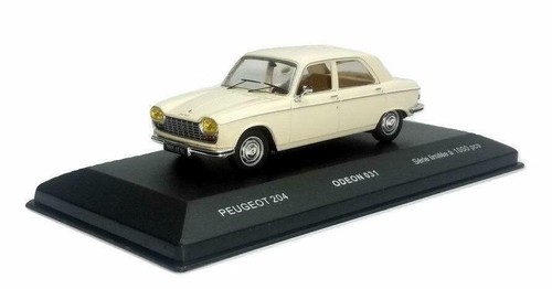 Peugeot 204 berline blanche - berline,