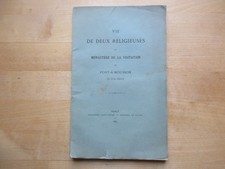 LORRAINE VIE DEUX RELIGIEUSES DU MONASTERE VISITATION PONT A MOUSSON XVIIe 1883