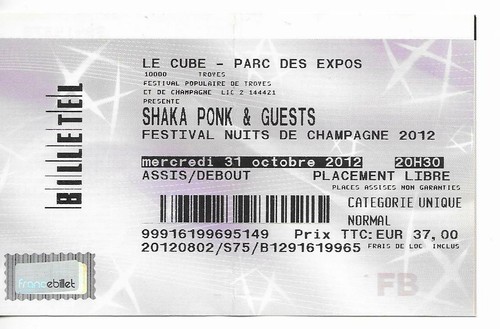 Rare ticket billet - ticket,