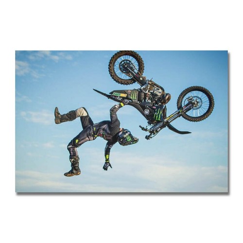 Toile tableaux moto cross - toile,