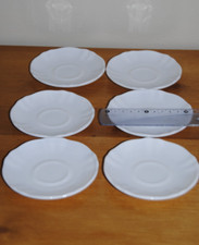 ❤️  ARCOPAL Assiettes Soucoupes à Tasses Café Lot de 6 Ø 10,5 cm Vintage Ancien