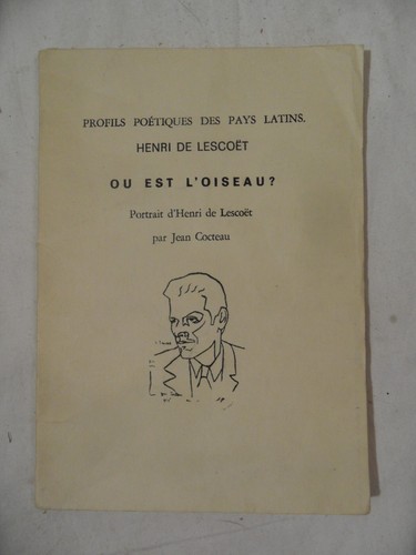Livre dédicacé envoi henri - livre,