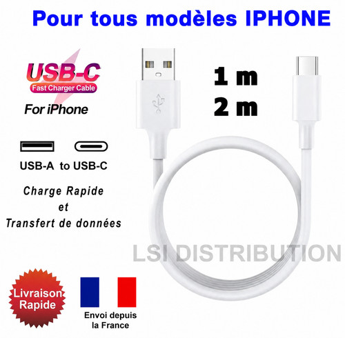 Cable pour iphone usb charge - pour,