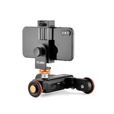 Roue de caméra Yelangu L4X Dolly + pince PC03 pour téléphone avec télécoman