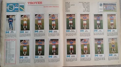 Panini football 1977 page - panini,