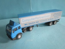VIKING CAMION TRACTEUR SEMI MERCEDES NG 1632 TRANSPORTEUR COMPUTER HO 1/87°