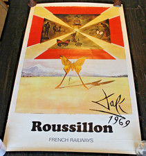 ANCIENNE AFFICHE SNCF DALI